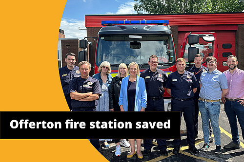 Offerton fire station saved
