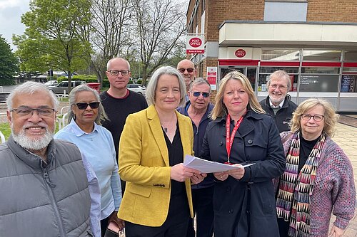 Claire Young at Yate Post Office