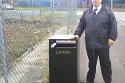 replacement bin in Hollington Road.