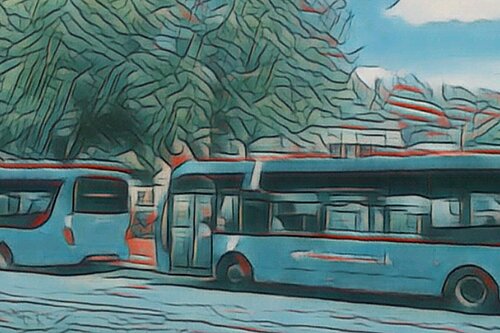 Bus fleet 