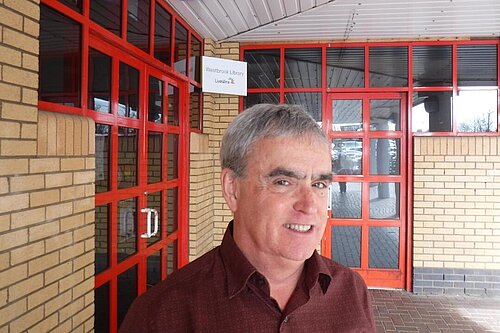 Allan at Westbrook Library