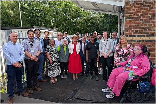 Helen Maguire opens Leatherhead Access for All improvements
