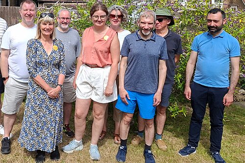 Liberal Democrats campaigning in Shooters Hill