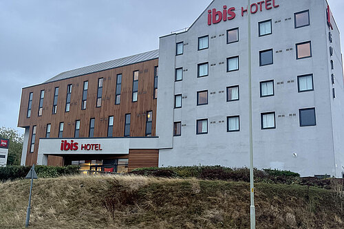 Community Independents Brendon O’Donnell and Alastair Chambers were at the demonstration targeting asylum seekers outside the Ibis Hotel in Barnwood. 