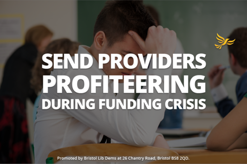 SEND Providers profiteering during funding crisis