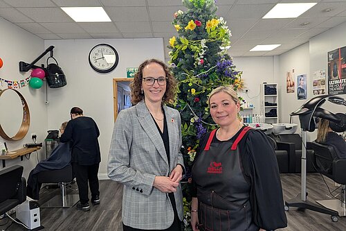 Alison with Olga from LOH Salons