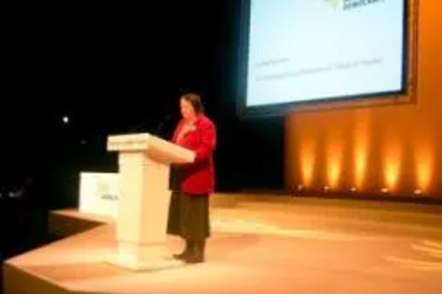 Jacquie speaking on post offices