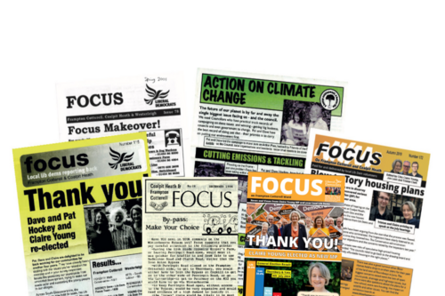 Focus Newsletters iver the years