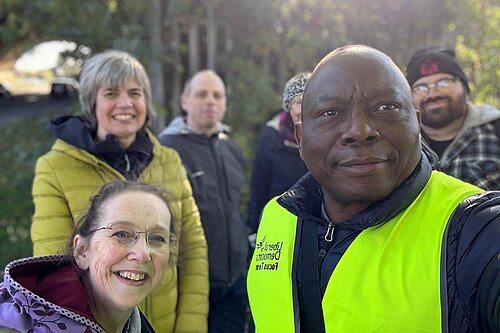 Councillor Tony Oyakhire litter pick