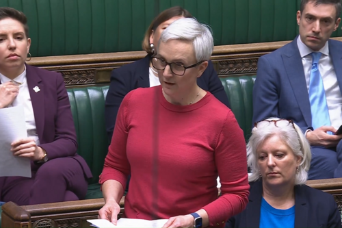 Alex speaking during the debate on the Sunshine Bill.