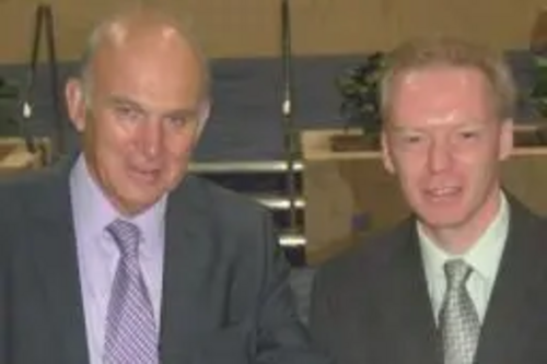 Vince Cable MP and Stephen Robinson