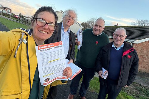 Canvassing in Aberystwyth