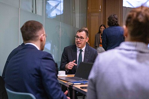 Tom Gordon MP in Parliament