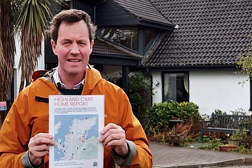 Angus MacDonald launches his Care Home Report for the Highlands