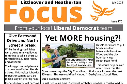 Littleover and Heatherton July Focus Front page