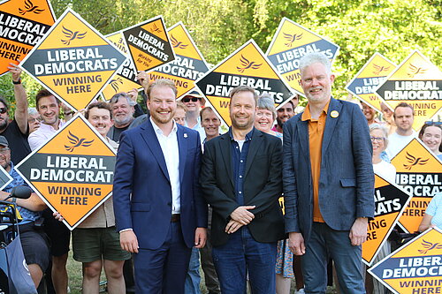 Cllrs Richard Blackman, Thomas Gravatt, and Matt Bunday