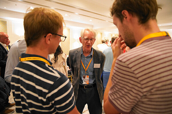 Andrew speaking with young people in Bournemouth ©John Russell