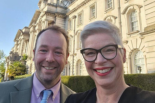 Cllr Jilly Julian & Cllr Mark Roverts