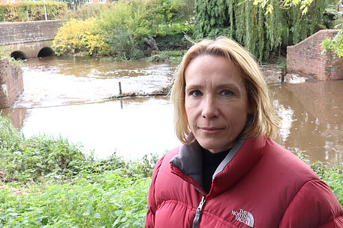 Helen at a North Shropshire river