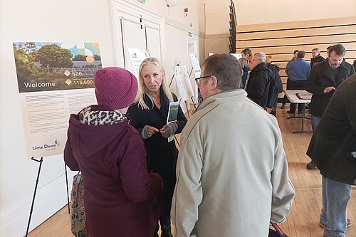 Roz at Lime Down consultation