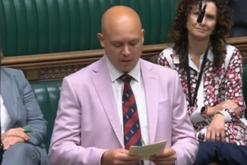 Cameron Thomas Delivering His Maiden Speech