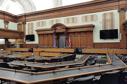 Kent County Council Council Chamber, Sessions House, Maidstone