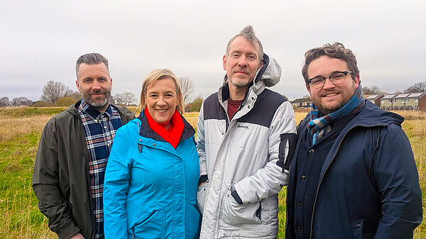 Picture of the Offerton team of Will Dawson, Lisa Smart, Jamie Hirst and Dan Oliver
