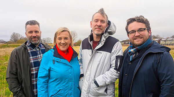 Picture of the Offerton team of Will Dawson, Lisa Smart, Jamie Hirst and Dan Oliver