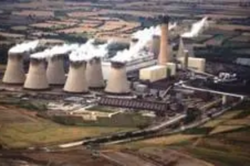 Polluting power station