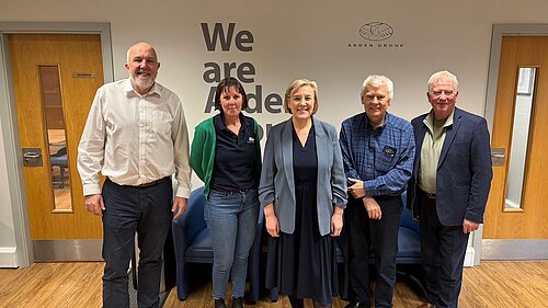 Lisa Smart MP with some of the attendees at the small business lunch