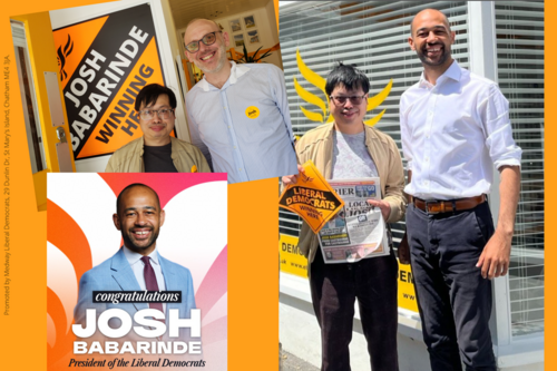 Josh and Medway Lib Dems