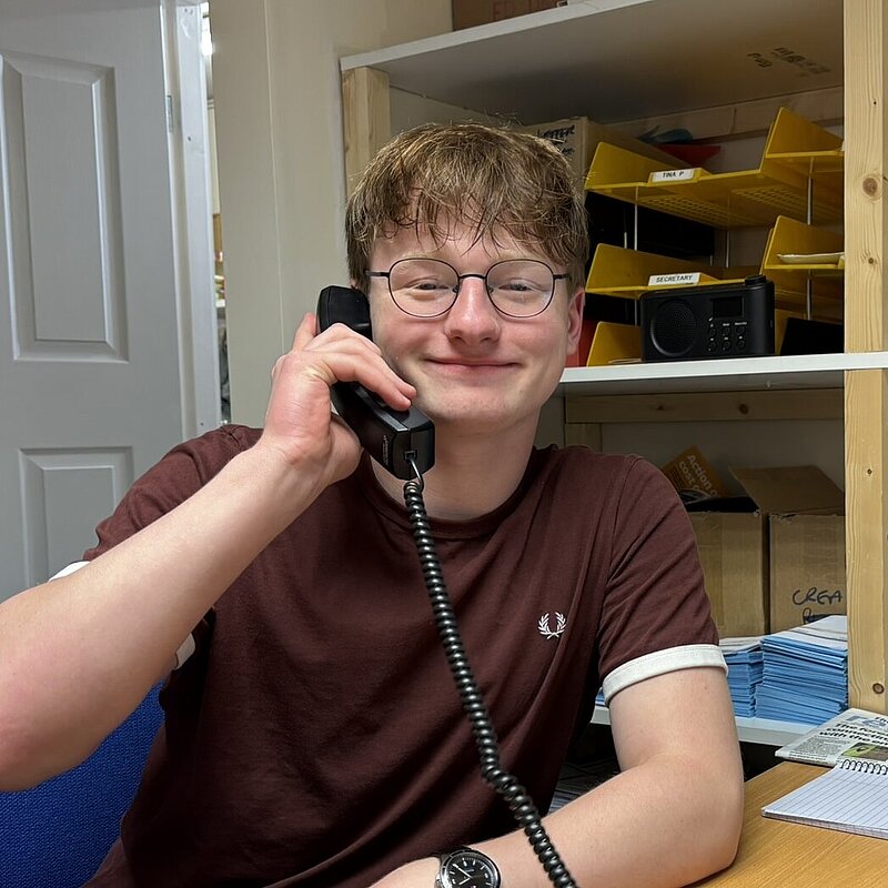 Will on the phone