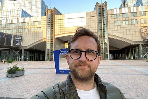 Freddie van Mierlo in Brussels