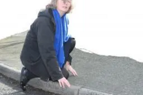 Claire Darke  & footpath