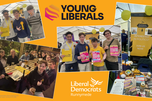 Various pictures of Royal Holloway Students at the Freshers Fair