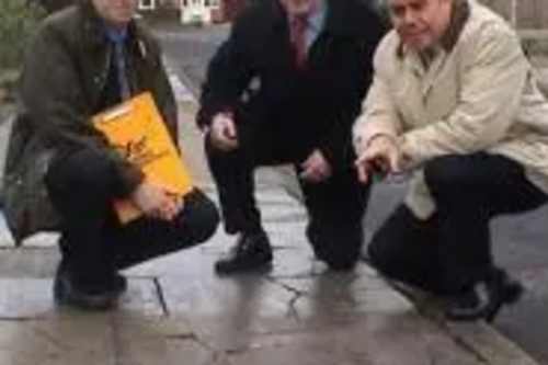 Inspection of damaged pavements