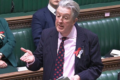 Paul speaking in House of Commons