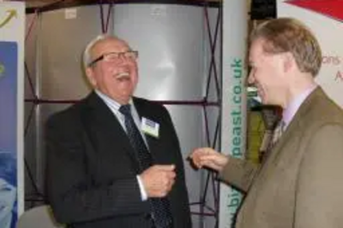 Terry Preasey with Stephen Robinson