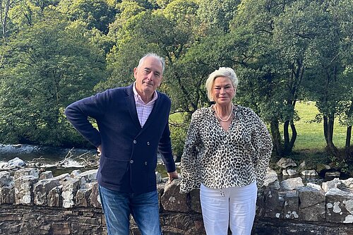 Rachel with Philip Hull