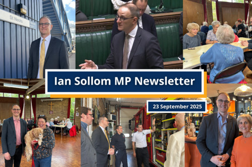 Montage of photos from Ian's weekly newsletter