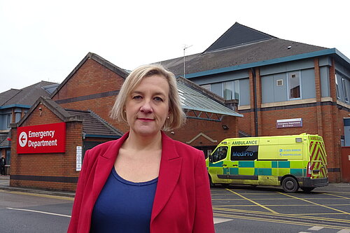 Lisa Smart at Stepping Hill Hospital