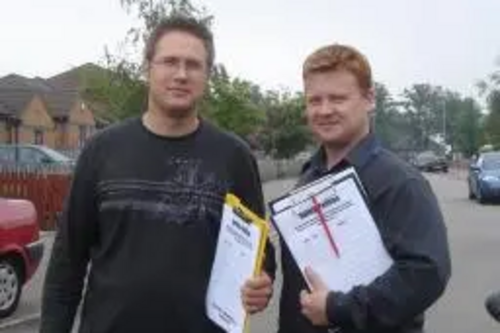 Robin Webber-Jones & Dale Keeling on Asplin Road