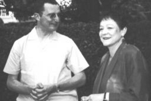 Edgware candidate Jonathan Davies with Sarah Ludford MEP.  The two by-elections coincide with the European Parliamentary elections