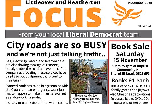 Littleover & Heatherton Focus Nov 2025 Front Page