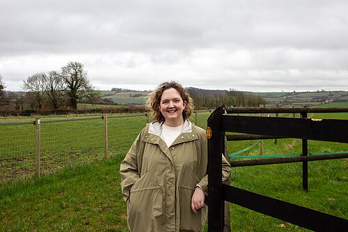 Anna Sabine in rural area