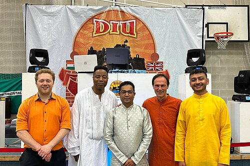 Councillors Paul, Anton, and Charlie at an event