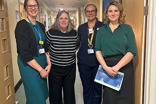 Jess at Maternity Unit