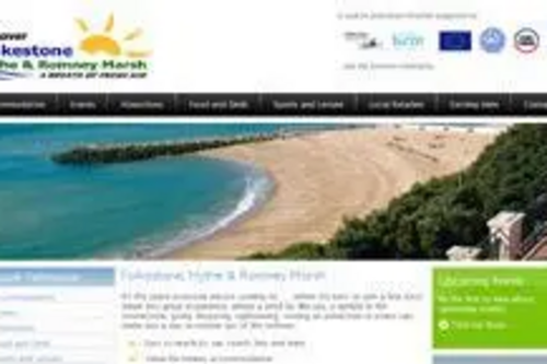 Discover Folkestone web site screenshot