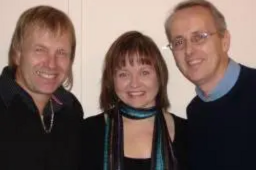 Nigel Clarke with Cllr Karen Chilvers and Cllr David Kendall