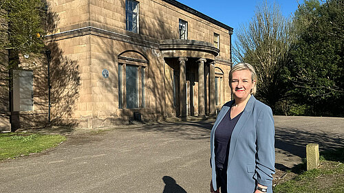 Lisa Smart MP at the Grade II* listed Woodbank Hall